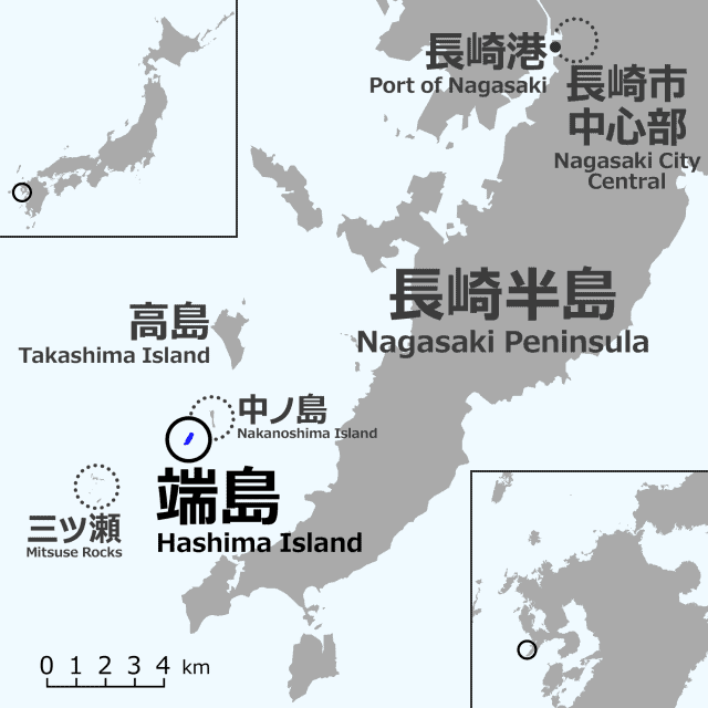 nagasaki_hashima_location_map